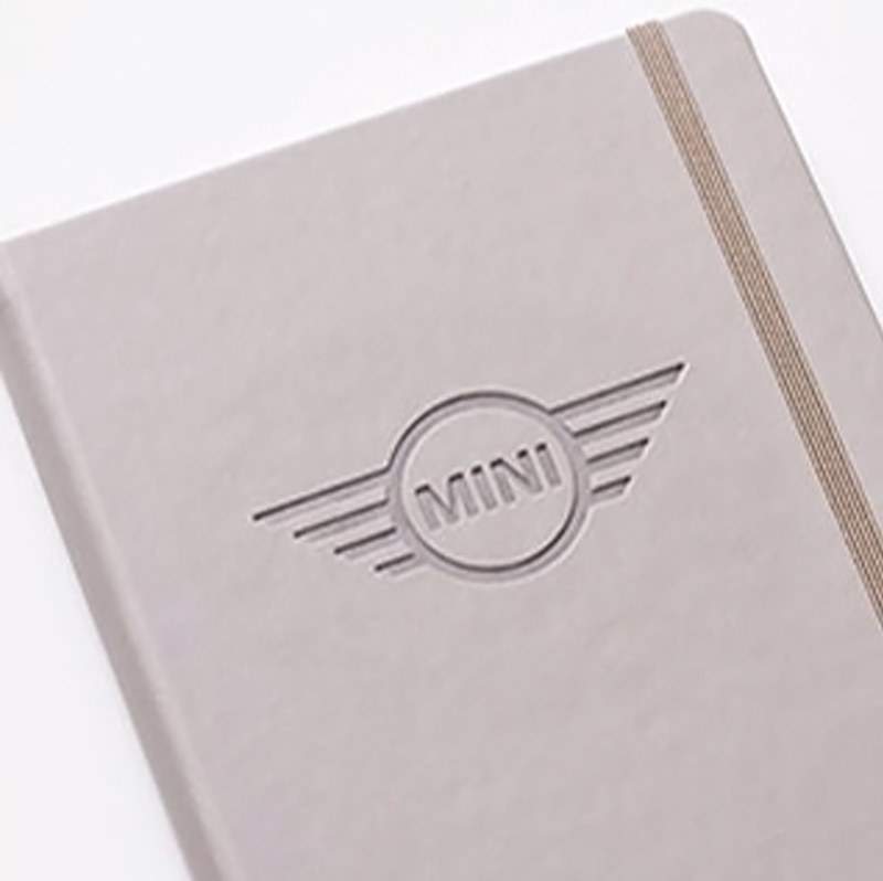 custom notebook journal with debossed logo