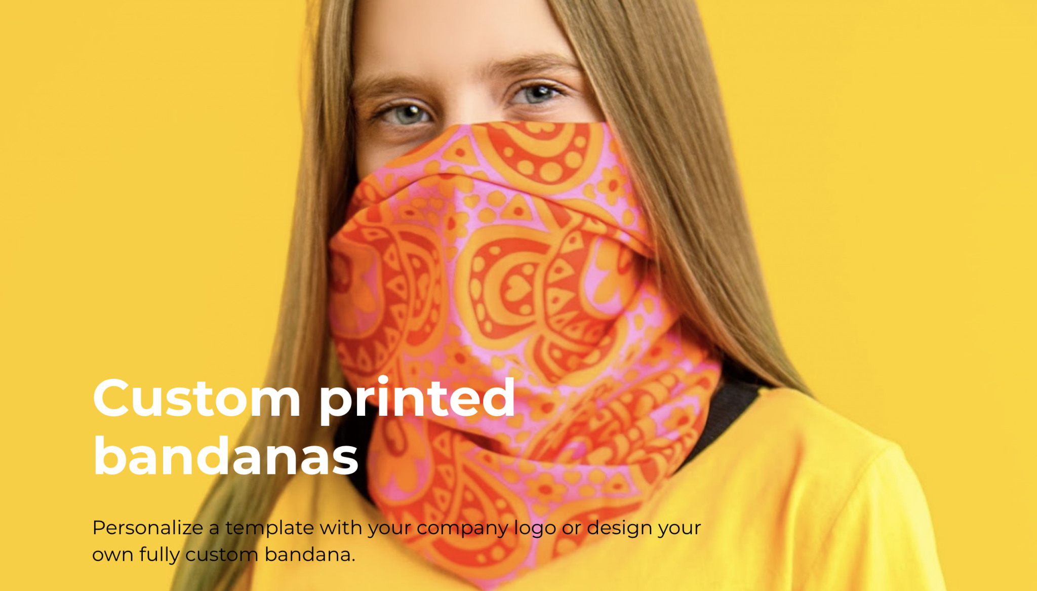 joy custom bandanas, custom printed bandanas, custom logo bandanas, promotional product trends 2020 during covid coronavirus